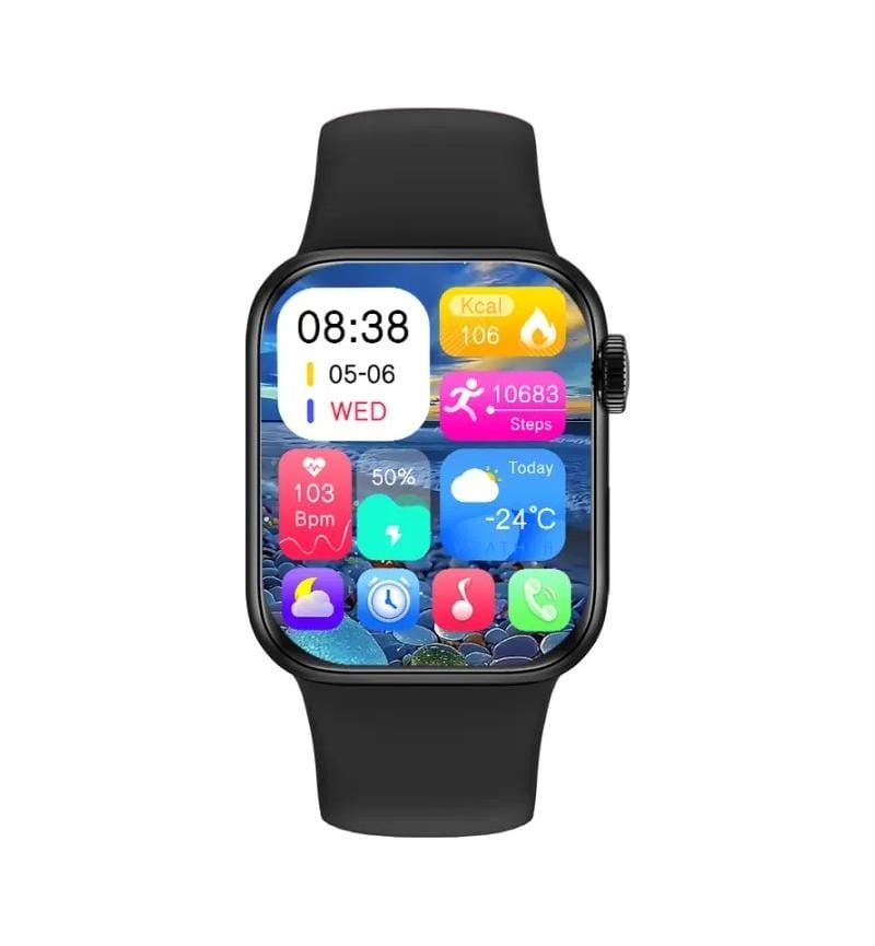 Microworld MicroWorld 103 Ultra Smart Watch – 1.7” Touchscreen, Heart Rate & SpO2 ...
