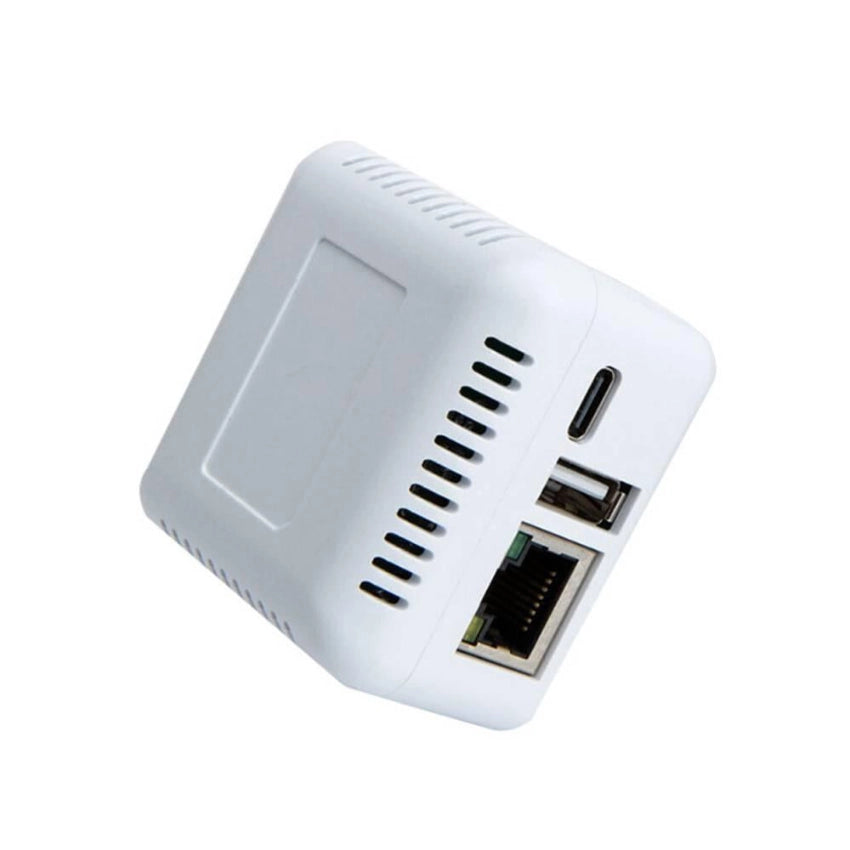 USB 2.0 wired print server with RJ45 LAN port