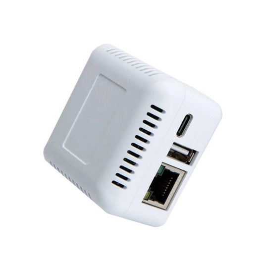 USB 2.0 wired print server with RJ45 LAN port