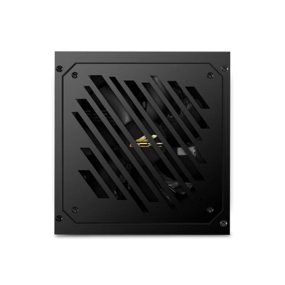 OCPC BZ550 550W Black square power supply unit with brand logo on a white background