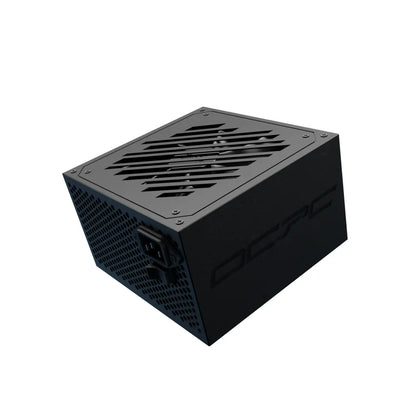 OCPC 550W Black power supply unit on a white background