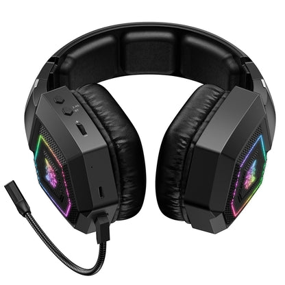 Onikuma GT806 Wireless Gaming Headset Virtual 7.1 Surround – 3 Mode (2.4GHz, Bluetooth, Wired), RGB, Low Latency, Noise-Cancel Mic