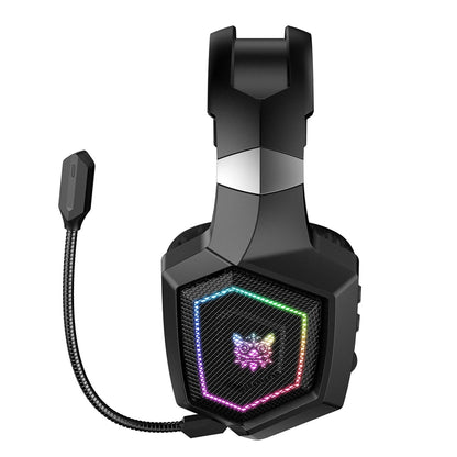 Onikuma GT806 Wireless Gaming Headset Virtual 7.1 Surround – 3 Mode (2.4GHz, Bluetooth, Wired), RGB, Low Latency, Noise-Cancel Mic