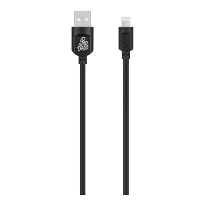 Pro Bass On The Go Type-A to Lightning Cable 1m PB-PDQ004-BK