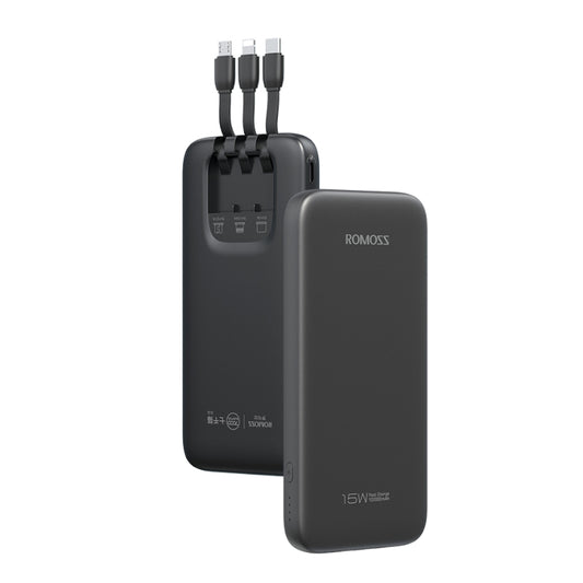 Romoss Black 10000mAh 15W Power Bank