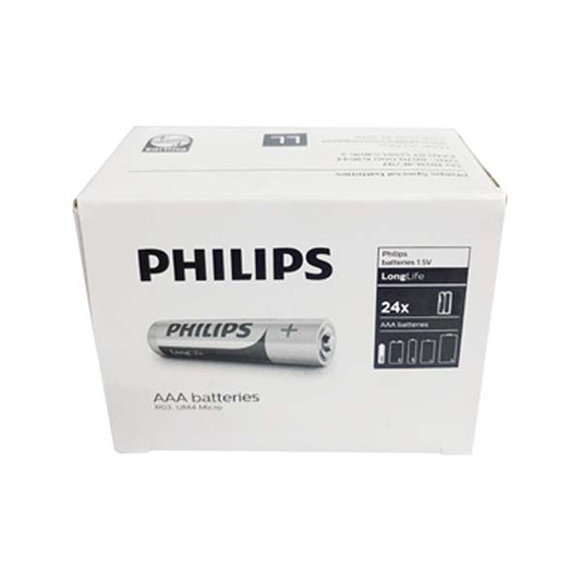 Philips Long Life 24 x AAA 2 Battery Pack - Family Pack