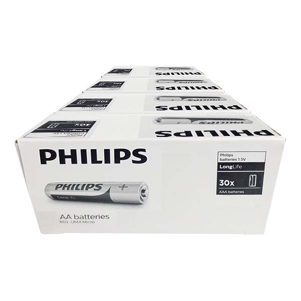 Philips Long Life 300 x AA 2 Battery Pack - Business Pack