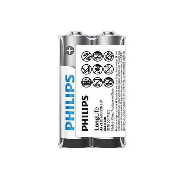 Philips Long Life 300 x AA 2 Battery Pack - Business Pack