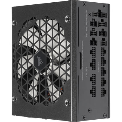 Corsair RM1200x Shift  —1200 Watt 80 PLUS Gold;10yr Warranty. ATX (1); EPS (2);PCI-E (4);12VHPWR (1);PATA (8);SATA (12)
