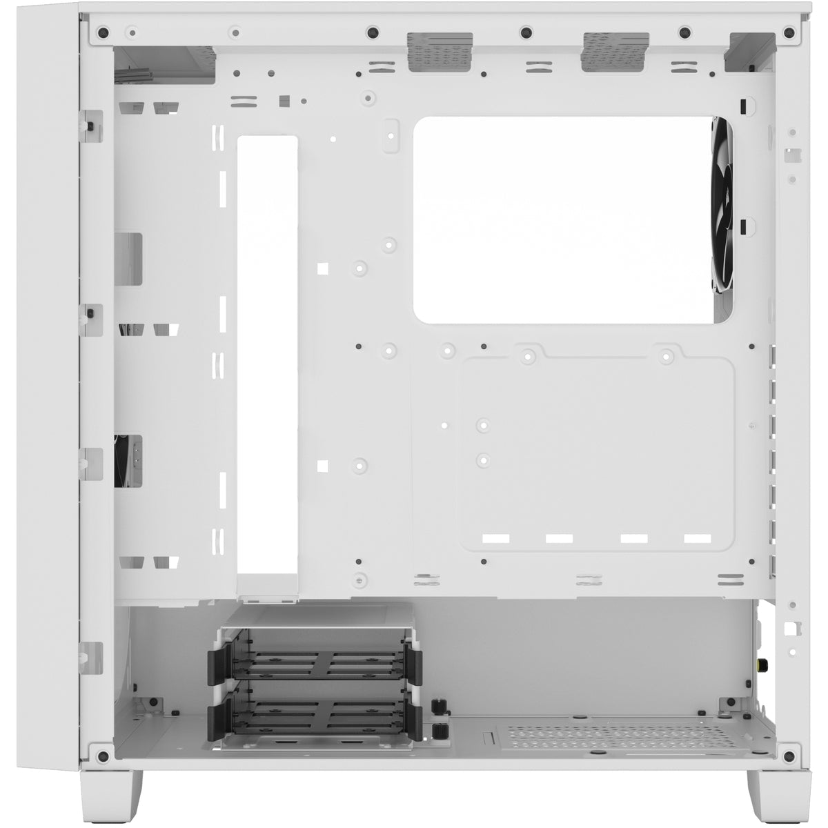 3000D AIRFLOW White Mid-Tower PC Case; 2x 3.5'' |  2x 2.5'' Drive Bays; Up to 360mm Radiator compatible; 2x 120mm fan incl