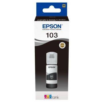 Epson 103 EcoTank Black ink bottle (65 ml). 4500 pages @ 5% coverage