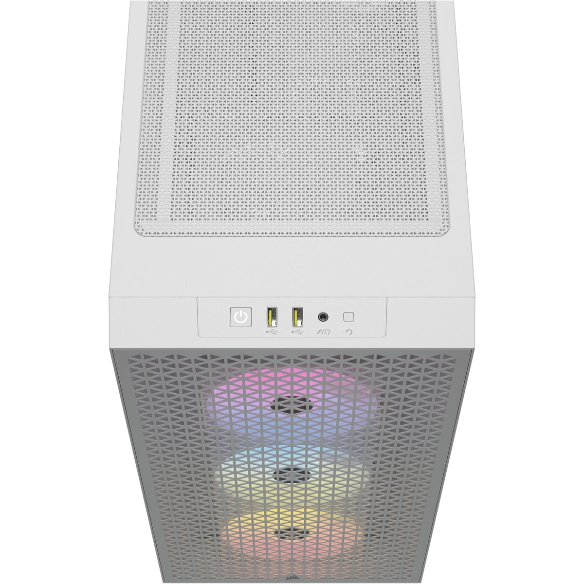 3000D RGB AIRFLOW White Mid-Tower PC Case; 2x 3.5'' |  2x 2.5'' Drive Bays; Up to 360mm Radiator compatible; 3x 120mm fan incl