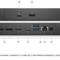 Dell WD19DCS Performance Dock - with 240W AC Adapter