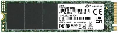 TRANSCEND 1TB MTE115S PCI-E GEN 3x4 M.2 2280 SSD 3D NAND - 3200 MB/s Read 2000 MB/s Write - 400 TBW