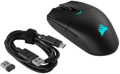 Corsair KATAR ELITE Wireless Ultra-Light Gaming Mouse; 26000 DPI; Black.