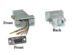 RS232 9PIN FEMALE SERIAL TO RJ45 CONVERT