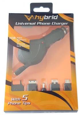 UNIVERSAL CAR PHONE CHARGER 5IN1