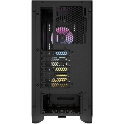 3000D RGB AIRFLOW Black Mid-Tower PC Case; 2x 3.5'' |  2x 2.5'' Drive Bays; Up to 360mm Radiator compatible; 3x 120mm fan incl