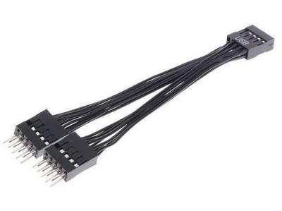 USB EXTENSION CABLE 9 PIN 1 F TO 2 M