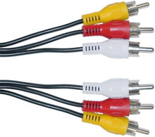 MicroWorld 3 RCA to 3 RCA Cable