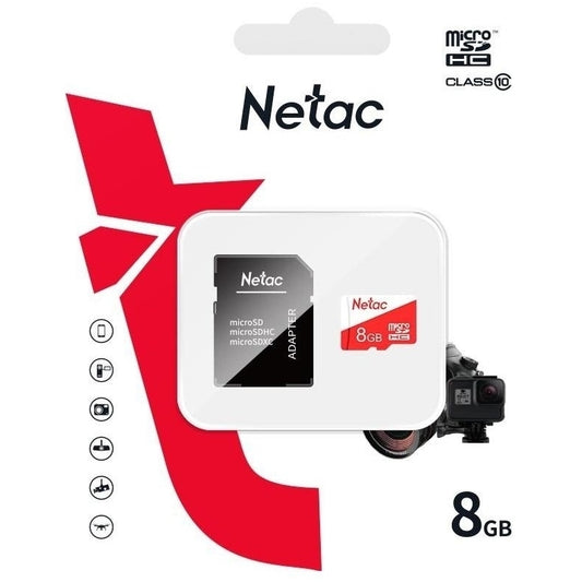 NETAC ECO 8GB MSD WITH ADAPTER
