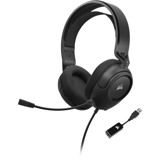 HS35 Surround v2 Carbon Gaming Headset; Universal 3.5mm connectivity; Dolby Audio® 7.1 Surround Sound via USB