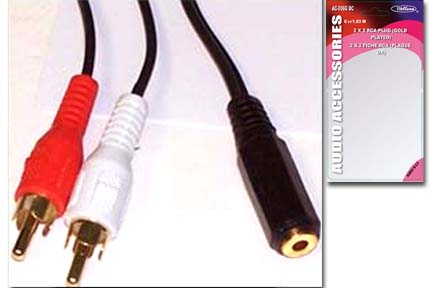 MicroWorld RCA to Stereo Cable