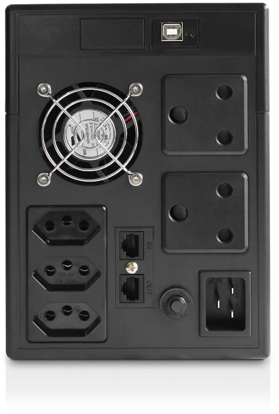 RCT 2400VAS LINE-INTERACTIVE UPS 1440W 1 x USB Comm PORT; 2x SA WALL; 3 x New SA SOCKET BATTERY 6 MONTH WARRANTY ONLY!