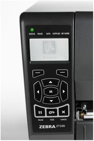 Zebra TT Printer ZT231; 4''; 203 dpi; Thermal Transfer; Tear; EU/UK Cords; USB; Serial; Ethernet; BTLE; USB Host; EZPL