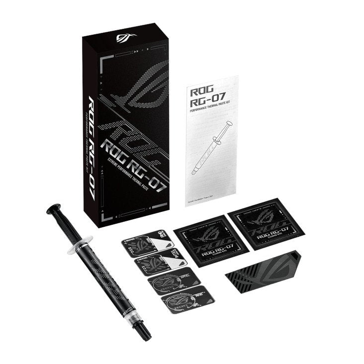 ASUS Cooler/ROG PERFORMANCE THERMAL PASTE/New weight:3g/Density:2.6g/cm3. Viscosity: 400 Pa-S/Color: Grey