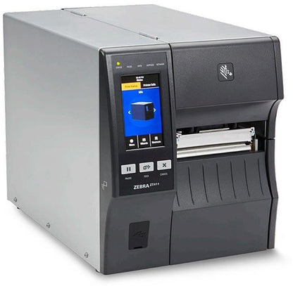 TT Printer ZT411; 4''; 203 dpi; Euro and UK cord; Serial; USB; 10/100 Ethernet; Bluetooth 4.1/MFi; USB Host; EZPL