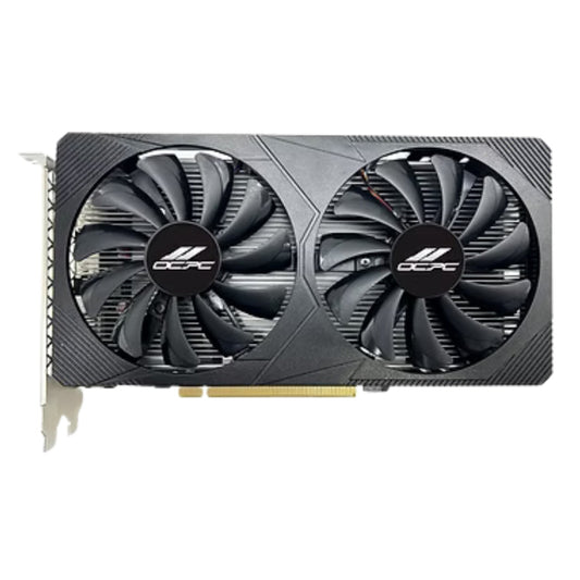 OCPC GTX 1650 4GB GDDR6 XE graphics card with dual cooling fans, PCIe x16, DisplayPort, HDMI, DVI