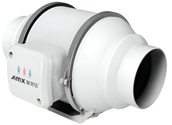 AMX Mixed Flow Industrial Inline Duct Fan