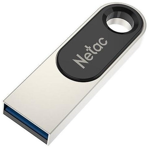 Netac U278 USB 2.0 8GB flash drive with zinc-alloy body and key-ring design