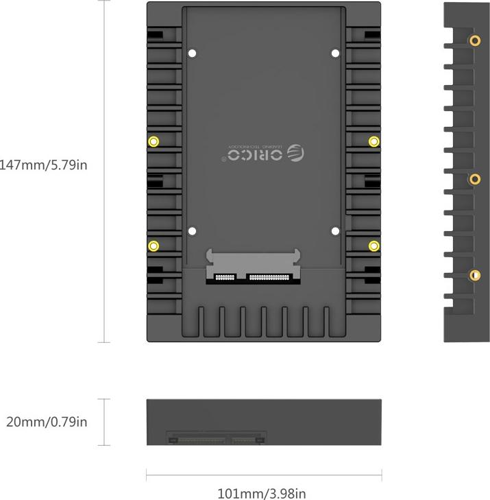 HDD: 2.5" TO 3.5" CADDY