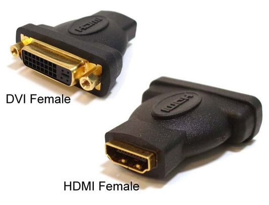 DVI-I FEMALE TO HDMI FEMALE CONNECTOR