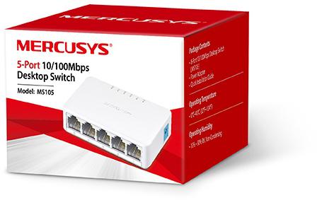MERCUSYS 5 PORT 10/100 SWITCH