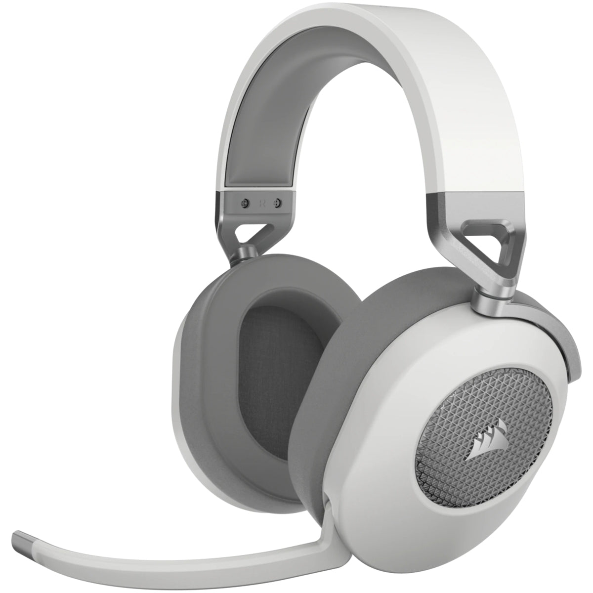 HS65 Wireless Premium White Headset; 50mm Audio Drivers; Omnidirectional Mic - PC/PS.