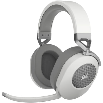 HS65 Wireless Premium White Headset; 50mm Audio Drivers; Omnidirectional Mic - PC/PS.