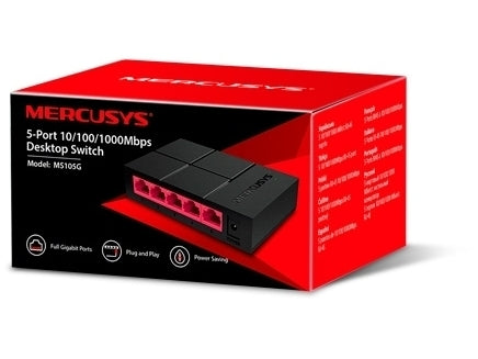 Mercusys MS105G 5 port Gigabit Desktop Switch