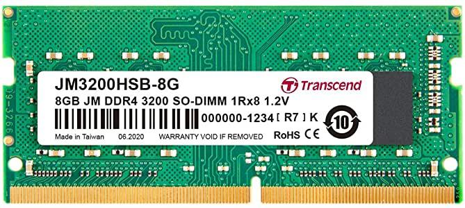メモリー Transcend 16gb ddr4 TRANSCEND JET MEMORY 16GB DDR4-3200 NOTEBOOK SO-DIMM 2RX8 CL22