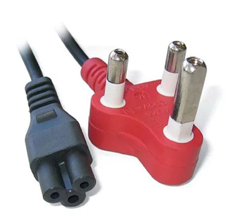 Power Cord (Clover to Plug) REDPLUG;  1.8 - 2m