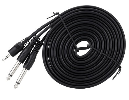 MicroWorld 2.5mm to 2x 6.5mm Cable