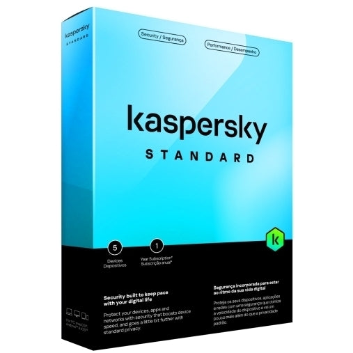 Kaspersky Standard Anti-Virus 1 year License - 5 Devices