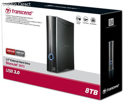 TRANSCEND STOREJET 8TB 3.5'' USB3.0 HDD