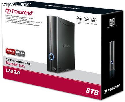 TRANSCEND STOREJET 8TB 3.5'' USB3.0 HDD