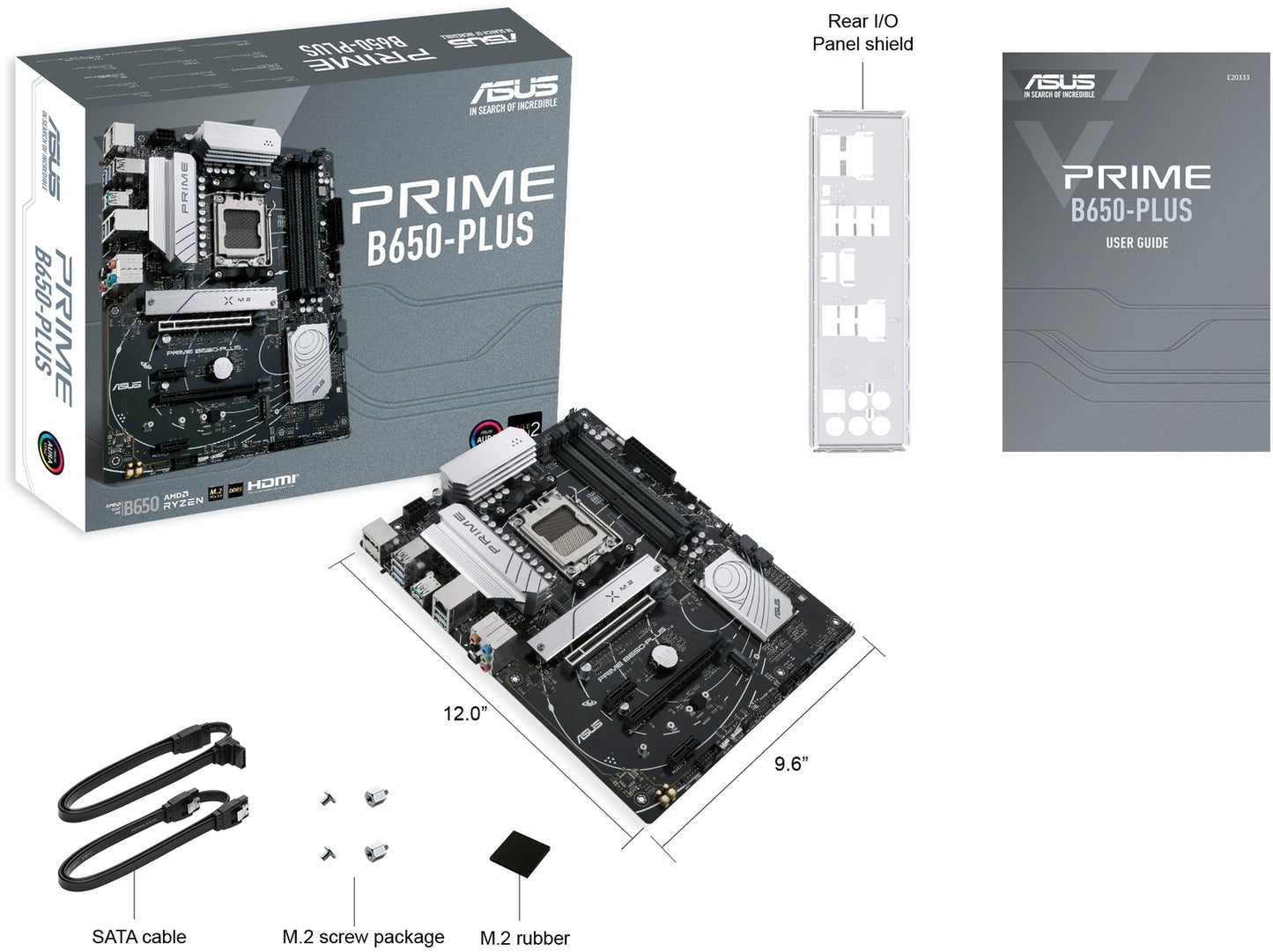 ASUS Motherboard/AM5/DDR5/4xDIMM/Max.128GB/1xDP/1xHDMI/1xPCIe 4x16/1xPCIe4x16/2xPCIe4x1/2xM.2/4xSATA/RAID/