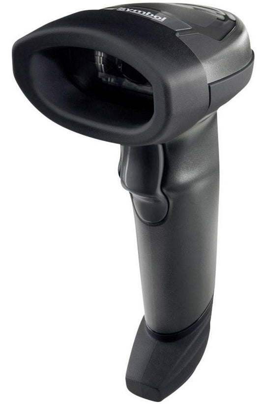 LI2208-SR Black with Stand USB KIT: LI2208-SR00007ZZWW Scanner; CBA-U21-S07ZBR Shielded USB Cable; 20-61022-04R Stand