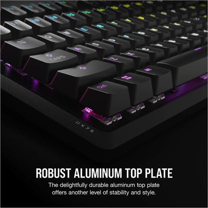 Corsair K70 CORE RGB Mechanical Gaming Keyboard - CORSAIR Red Linear Switches