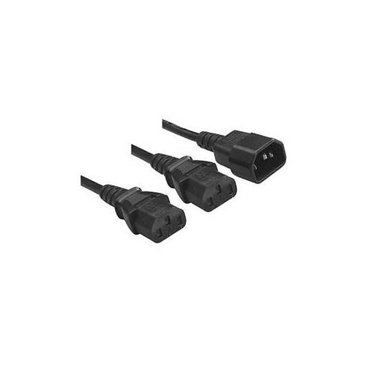 POWER CABLE-MALE TO 2 X FEMALE 1.8M